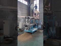 Питание двойного винта плавая делая пищевой брикет рыб щенка машины делая машину