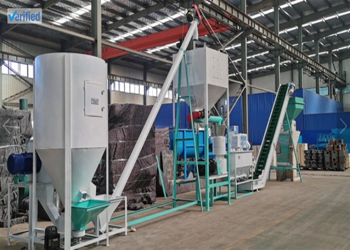1t/h, квартира 2t/h умирают производственная линия корма для животных для производственной линии лепешки питания птицы кролика козы скотин грошей