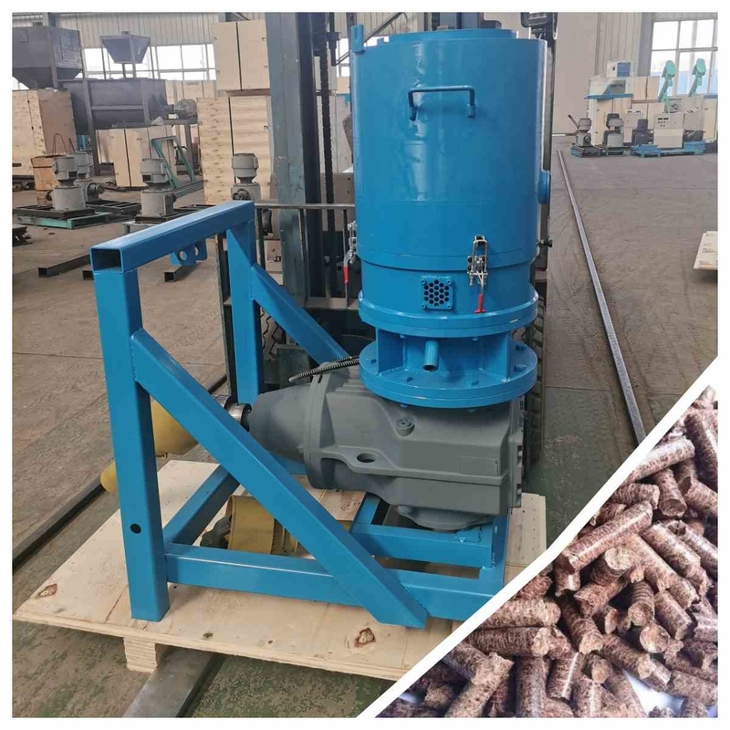 лепешка рыб мельницы лепешки 100-800kg/H PTO делая биомассу топлива соломы опилк машины
