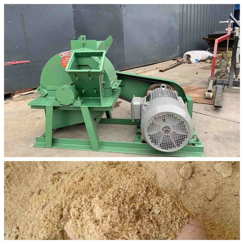 дробилка Ginder Shedder машины опилк журнала 500kg/H 11kw деревянная небольшая для деревянной опилк