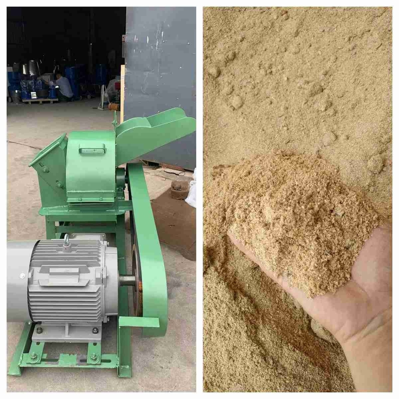 дробилка Ginder Shedder машины опилк журнала 500kg/H 11kw деревянная небольшая для деревянной опилк