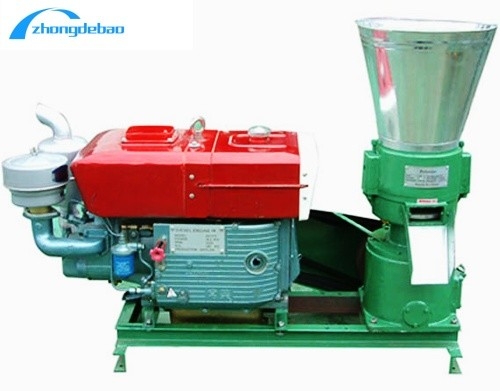 Новый дизайн 10HP дизельного типа кормовой пеллетной машины 90кг/ч