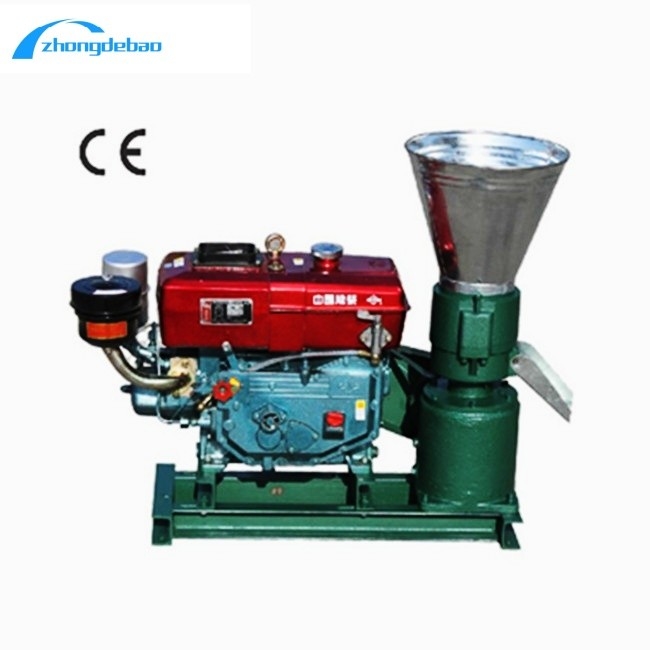 Новый дизайн 10HP дизельного типа кормовой пеллетной машины 90кг/ч