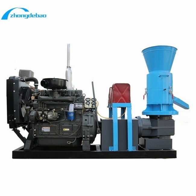 Мощность дизельного двигателя тип 10HP Машина для обработки кормовых гранул 90-120 кг/ч выходной