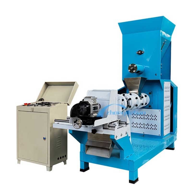 Линия экструзии для производства корма для домашних животных (собак), плавающего корма для рыб, линия производства корма для тилапии