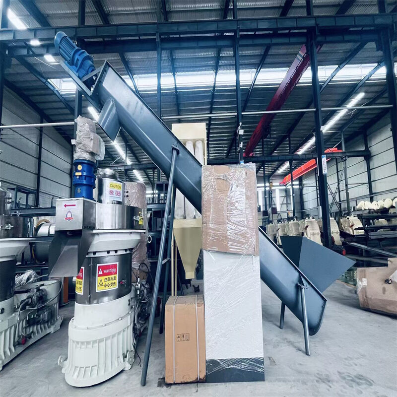 Высокопроизводительная линия по производству пеллет из биомассы 1-10TPH для пиновой соломы