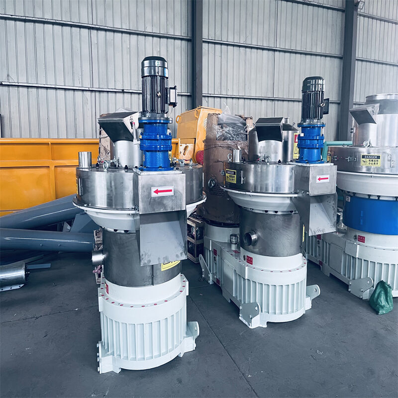 Коммерческая кольцевая деревянная пеллетная машина с мощностью 0,5-15 Т / Ч и высокохромированной стальной сплавной пеллетной машиной для энергосберегающей линии производства пеллет биомассы