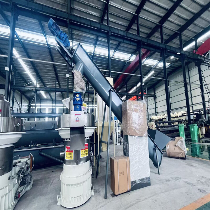 Vertical Structure High-Pressure Pelleting Energy Saving Ring Die Wood Pellet Mill for Biomass Fuel