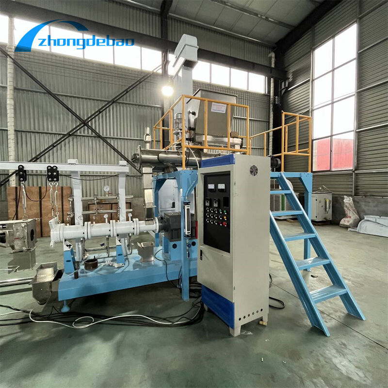 Pillow Or Bread Shape Floating Feed Production Line Featuring Screw Diameter φ60-φ175mm Providing Consistent Feed Pellet