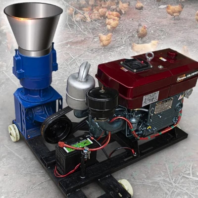 Дизельная модель 30 HP Куриная пелетная мельница 2200r