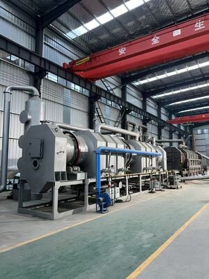 Энергосберегающая устойчивая непрерывная печь по карбонизации биомассы для сельскохозяйственных отходов